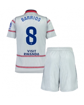 Atletico Madrid Pablo Barrios #8 Maglia Gara Terza Repliche 2026-27 Bambino Maniche Corte Atletico Madrid Pablo Barrios #8 Maglia Gara Terza Repliche 2026-27 Bambino Maniche Corte
